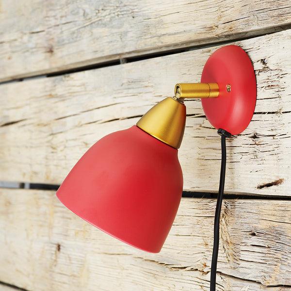Superliving Urban Short Wall Lamp Raspberry Red