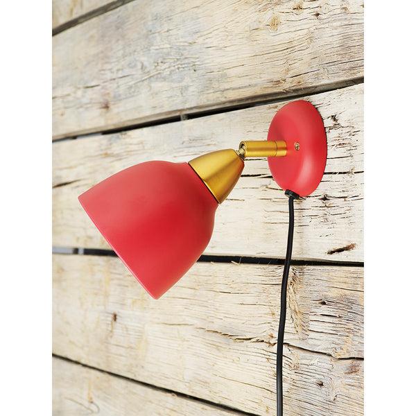 Superliving Urban Short Wall Lamp Raspberry Red