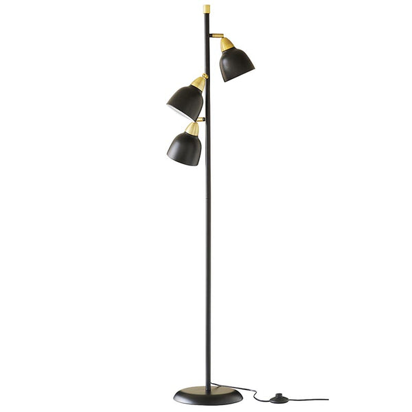 superliving Urban Triple Floor Lamp Real Black