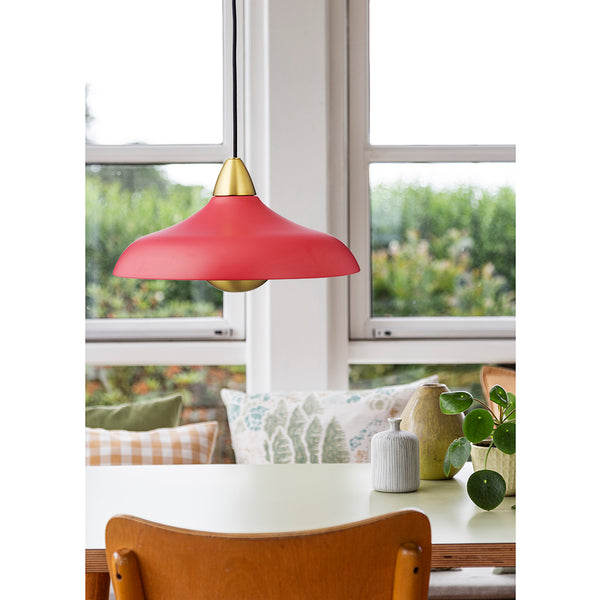 Superliving Urban Wide Pendant Raspberry Red