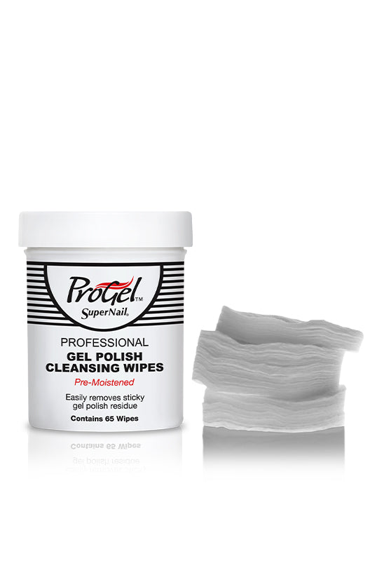 supernail professional ProGel Pre-Moistened Gel Polish Cleansing Wipes 65 count