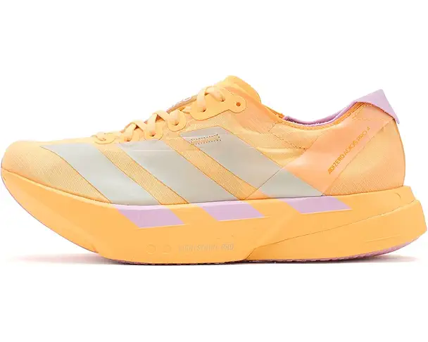 Supply Lab Adidas Adizero Adios Pro 4 Running Shoes Women's Ice Tangerine/Ice Gold Metallic/Bliss Lilac