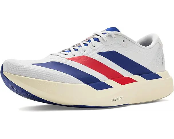 supply lab adidas Adizero Evolution SL Running Shoes Men's White/Mystery Ink/Pure Ruby