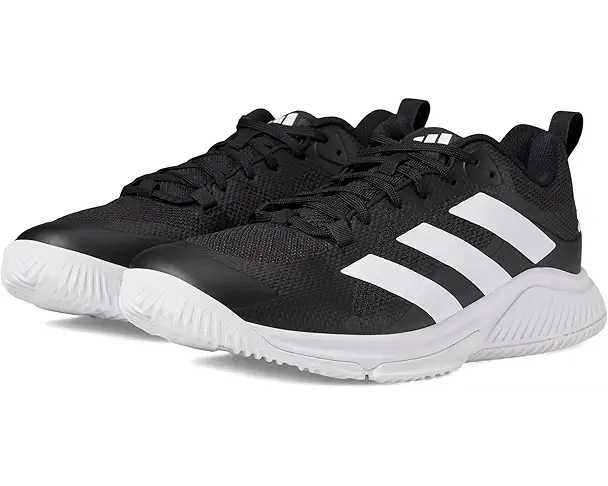 supply lab adidas Court Team Bounce 2.0 Volleyball Shoes Men's Black/White/Black