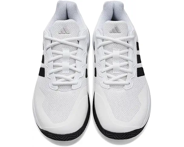 Supply Lab Adidas Gamecourt 2 Tennis Shoes Men's White/Black/Silver Metallic