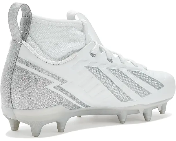 Supply Lab Adidas Kids AdiZero Impact.2 II American Football Cleats White/Silver Metallic/White