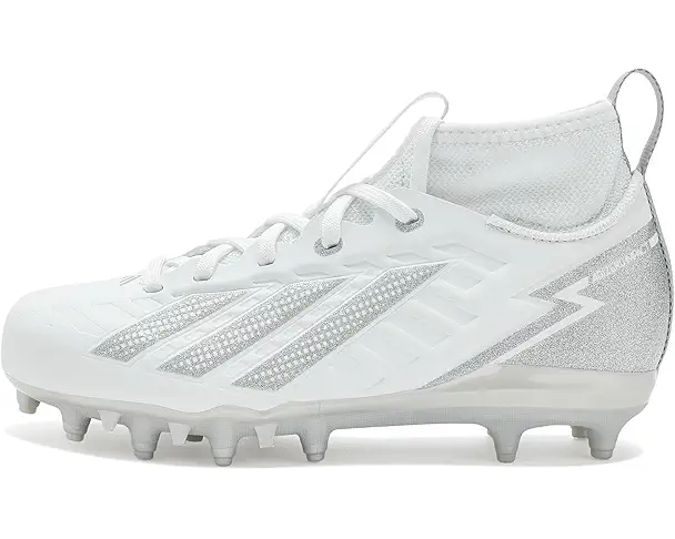 Supply Lab Adidas Kids AdiZero Impact.2 II American Football Cleats White/Silver Metallic/White