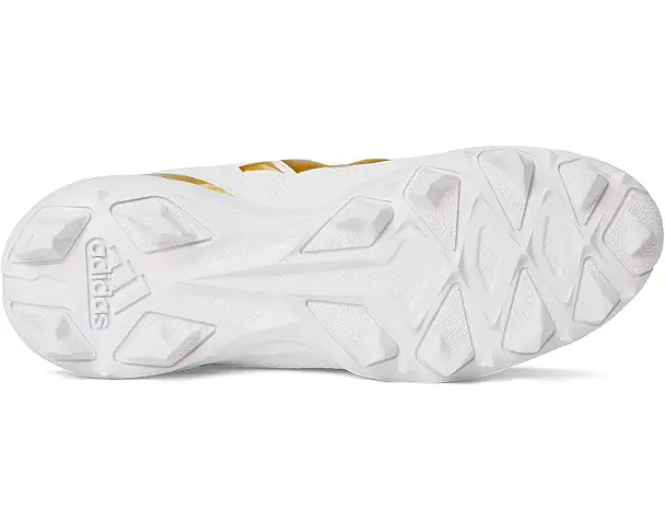 Supply Lab Adidas Kids Adizero Impact.2 Molded American Football Shoes (Toddler/Little Kid/Big Kid) White/Gold Metallic/White
