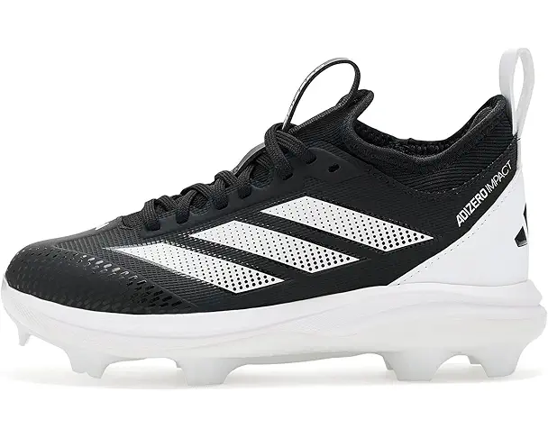 Supply Lab Adidas Kids Adizero Impact TPU 2.0 Baseball Cleats (Little Kid/Big Kid) Black/White/White