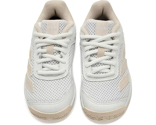 Supply Lab Adidas Kids Courtflash Tennis Shoes (Little Kid/Big Kid) White/Wonder Quartz/White