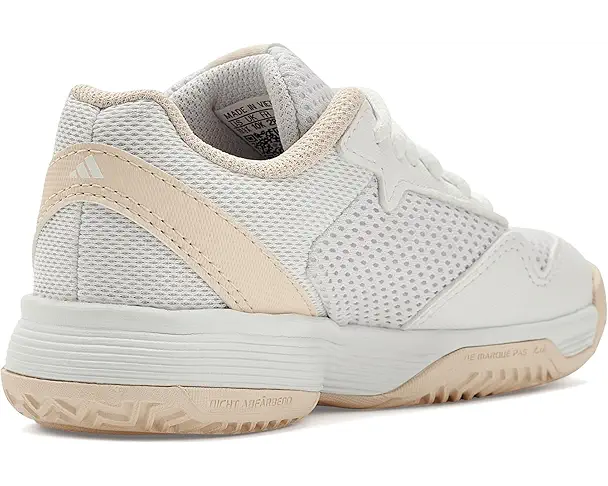 Supply Lab Adidas Kids Courtflash Tennis Shoes (Little Kid/Big Kid) White/Wonder Quartz/White