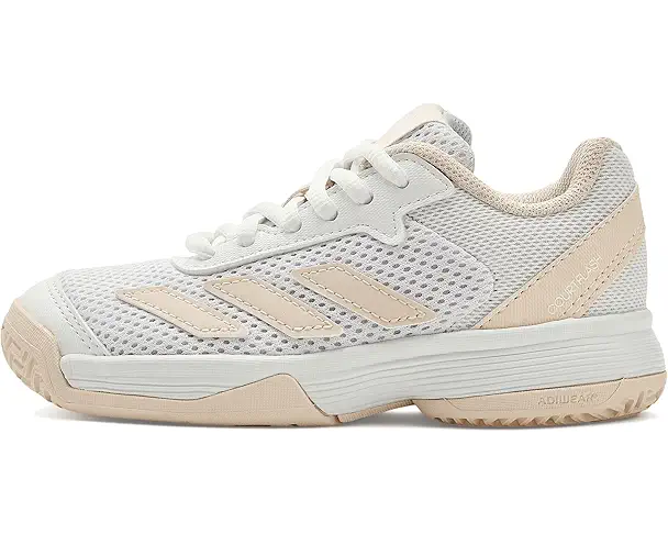 Supply Lab Adidas Kids Courtflash Tennis Shoes (Little Kid/Big Kid) White/Wonder Quartz/White