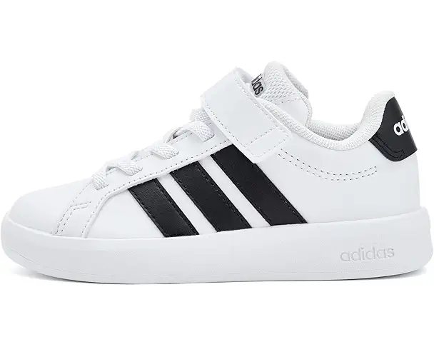 Supply Lab Adidas Kids Grand Court 3.0 El Shoes (Little Kid) White/Black/White