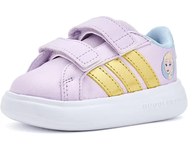 supply lab adidas Kids x Disney Frozen Grand Court 3.0 Shoes Unisex Ice Lavender/Gold Metallic/Blue