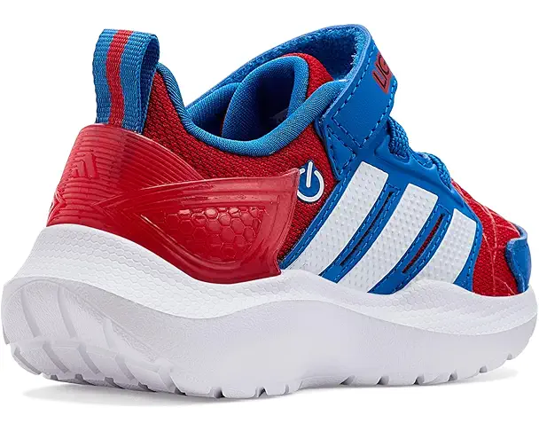 Supply Lab Adidas Kids X Marvel Spider-Man Lightorama Runner Elastic Lace Shoes Better Scarlet/White/Bright Royal