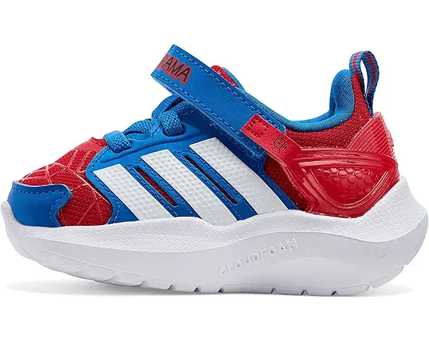 Supply Lab Adidas Kids X Marvel Spider-Man Lightorama Runner Elastic Lace Shoes Better Scarlet/White/Bright Royal