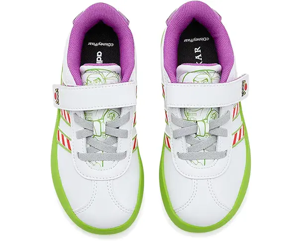 Supply Lab Adidas Kids X Pixar Toy Story VL Court 3.0 Shoes Unisex White/White/Semi Solar Green