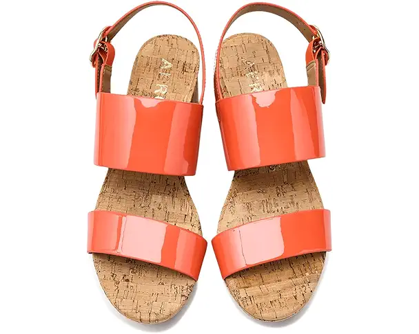 Supply Lab Aerosoles Camera Women's Orange Faux Patent