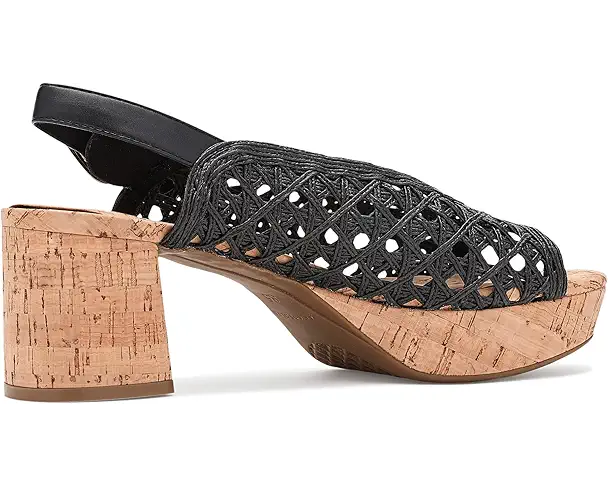 Supply Lab Aerosoles Cornelia Women's Black Embossed Raffia