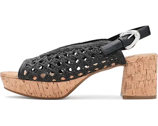 Supply Lab Aerosoles Cornelia Women's Black Embossed Raffia