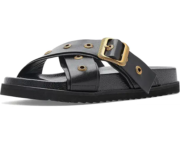 supply lab AllSaints Suki Western Sandals Women's Black