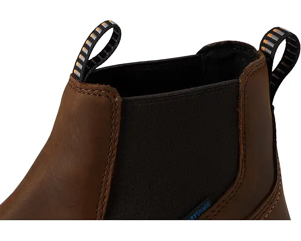 Supply Lab Ariat Rebar Wedge Chelsea Waterproof Composite Toe Work Boots Men's Distressed Brown