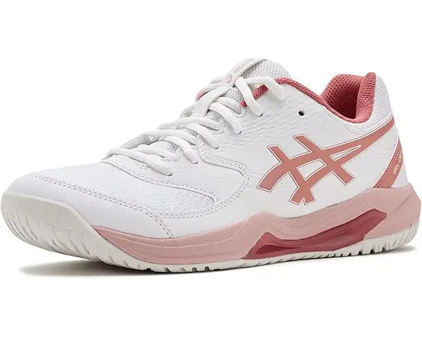 supply lab ASICS GEL-Dedicate 8 Tennis Shoe Women's White/Rose Rouge