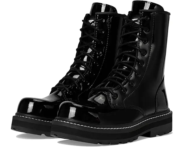 supply lab Avenger Work Boots Fortune Women's Black Patent