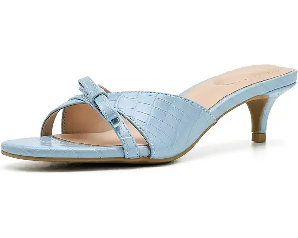 supply lab Bandolino Rissie Women's Light Blue Croco