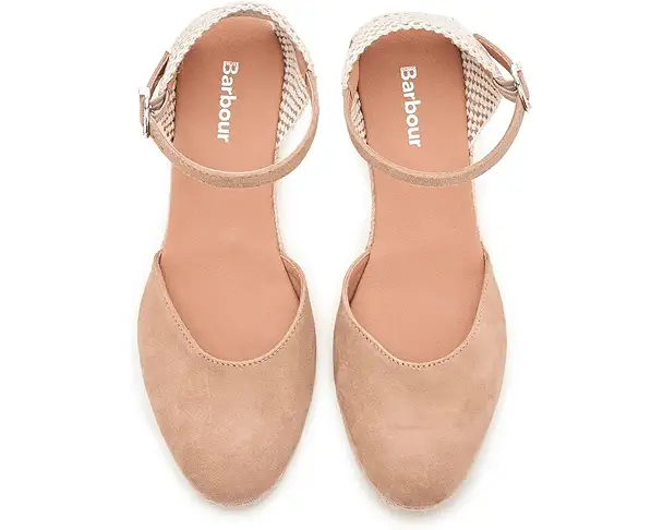 Supply Lab Barbour Elder Espadrille Wedge Women's Tan Suede