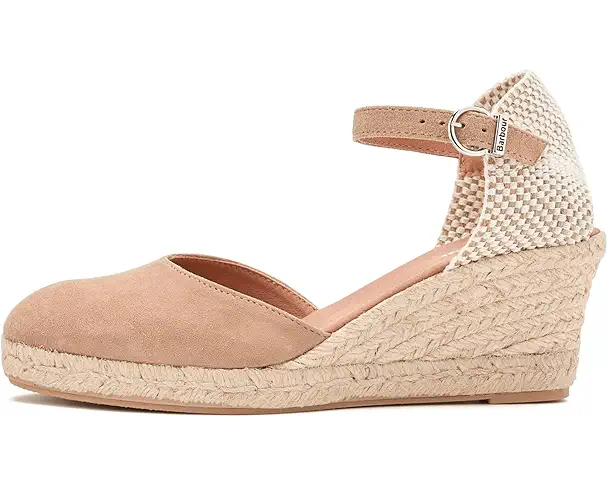 Supply Lab Barbour Elder Espadrille Wedge Women's Tan Suede