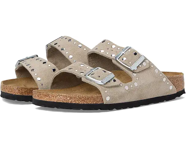 supply lab Birkenstock Arizona Rivets - Suede Women's Taupe