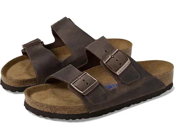 supply lab Birkenstock Arizona Soft Footbed - Oiled Leather (Unisex) Unisex Habana Oiled Leather