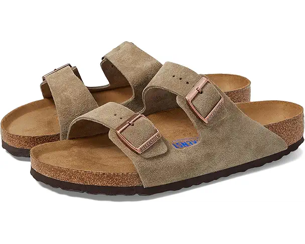 supply lab Birkenstock Arizona Soft Footbed - Suede (Unisex) Unisex Taupe Suede