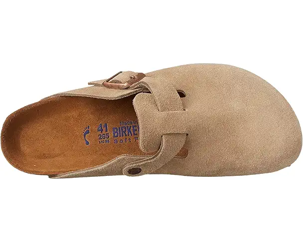 Supply Lab Birkenstock Boston Soft Footbed - Suede (Unisex) Unisex Taupe Suede