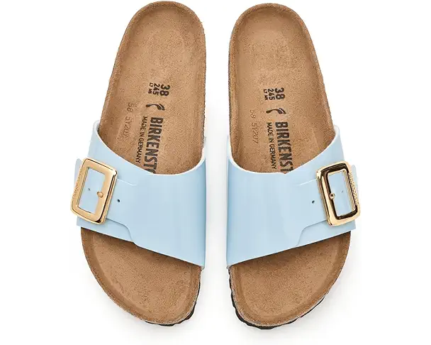 Supply Lab Birkenstock Catalina Luxe Buckle - Patent Women's Baby Blue