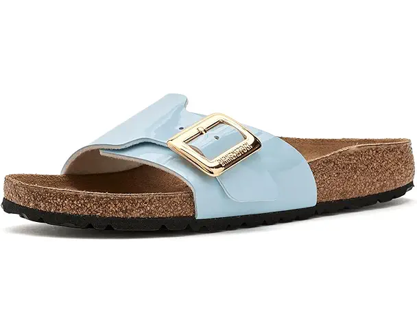 supply lab Birkenstock Catalina Luxe Buckle - Patent Women's Baby Blue