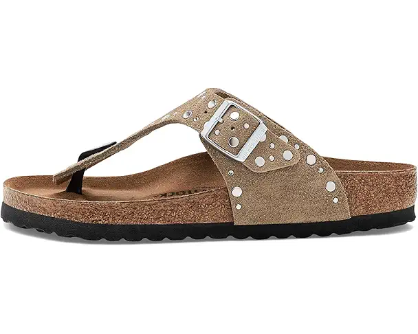 Supply Lab Birkenstock Gizeh Rivets - Suede Women's Taupe