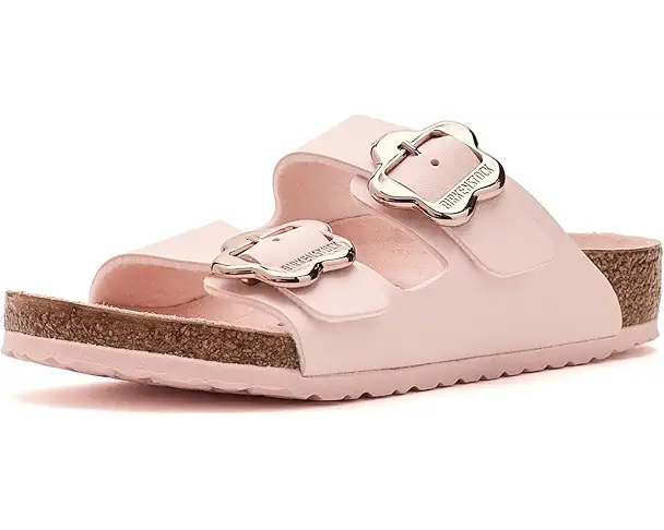 supply lab Birkenstock Kids Arizona Flower Buckle (Toddler/Little Kid/Big Kid) Light Rose 1