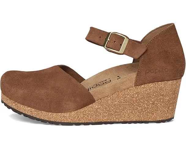 Supply Lab Birkenstock Papillio By Birkenstock Mary Wedge Sandal - Suede Women's Dark Tea