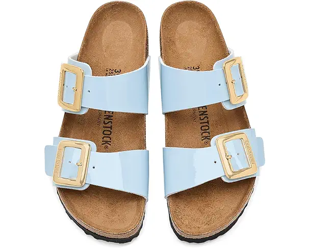 Supply Lab Birkenstock Sydney Luxe Buckle - Patent Women's Baby Blue