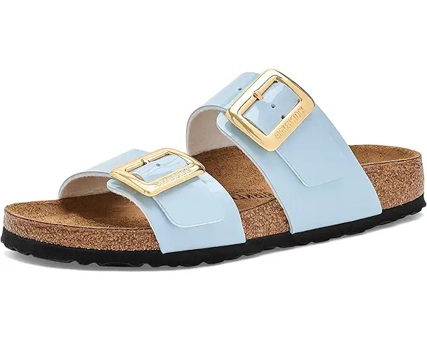 supply lab Birkenstock Sydney Luxe Buckle - Patent Women's Baby Blue