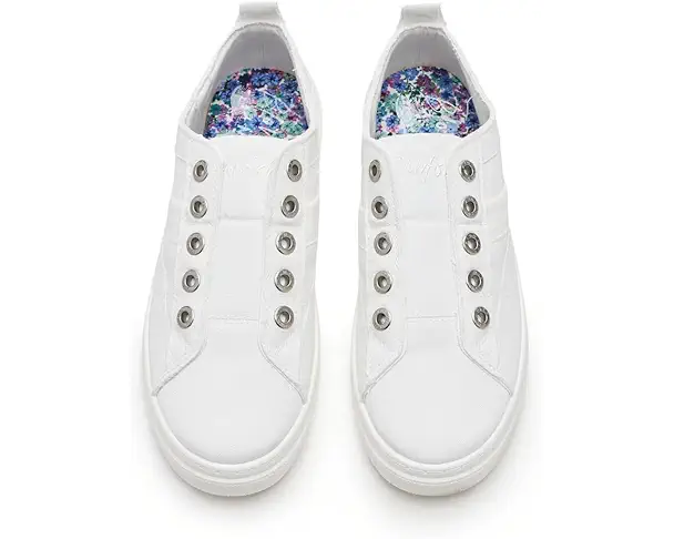 Supply Lab Blowfish Malibu Hangout Slip-On Shoes Women's White Linen