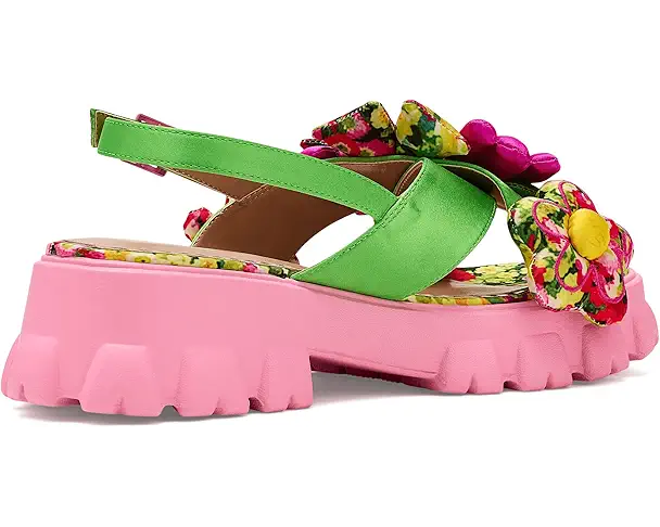 Supply Lab Blue By Betsey Johnson Jeromy Women's Green Multi Floral