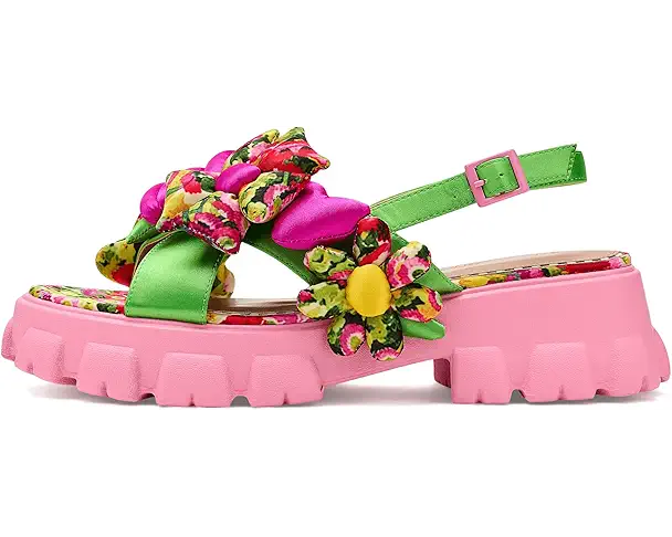 Supply Lab Blue By Betsey Johnson Jeromy Women's Green Multi Floral