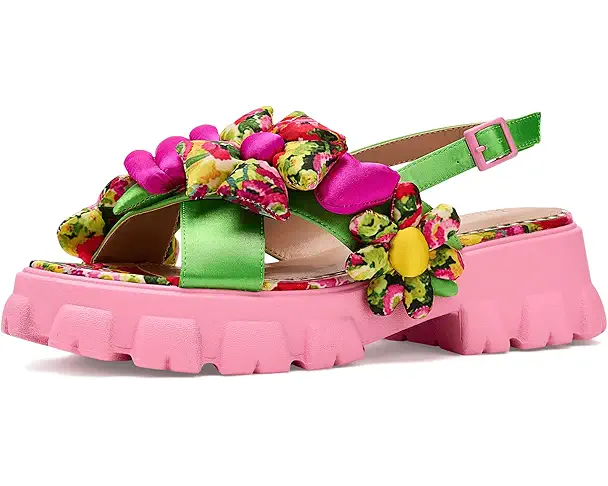 supply lab Blue by Betsey Johnson Jeromy Women's Green Multi Floral