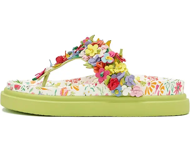 Supply Lab Blue By Betsey Johnson Kammeron Women's Natural Floral Multi