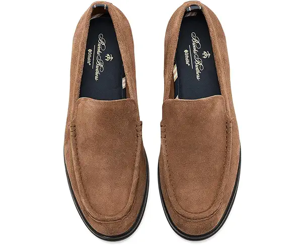 Supply Lab Brooks Brothers Belport Men's Medium Brown Leather Suede