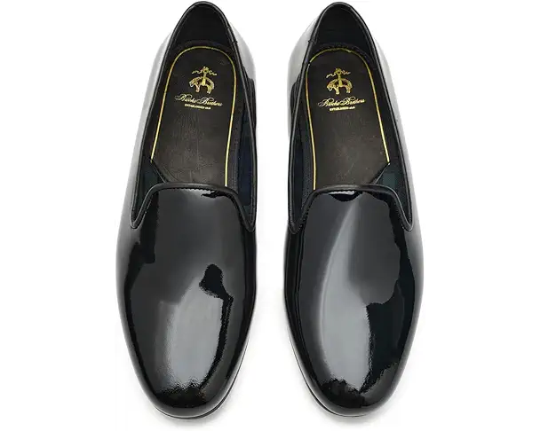 Supply Lab Brooks Brothers Lenox Men's Other Black Leather Patent