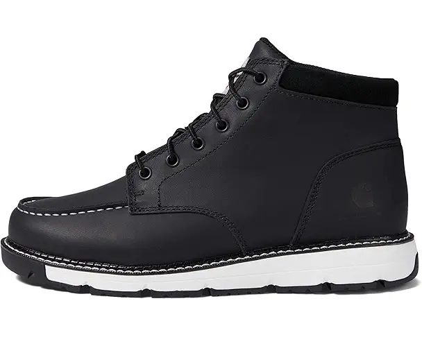 Supply Lab Carhartt Millbrook 5" Moc Soft Toe Wedge Boot Men's Black Oil Tanned